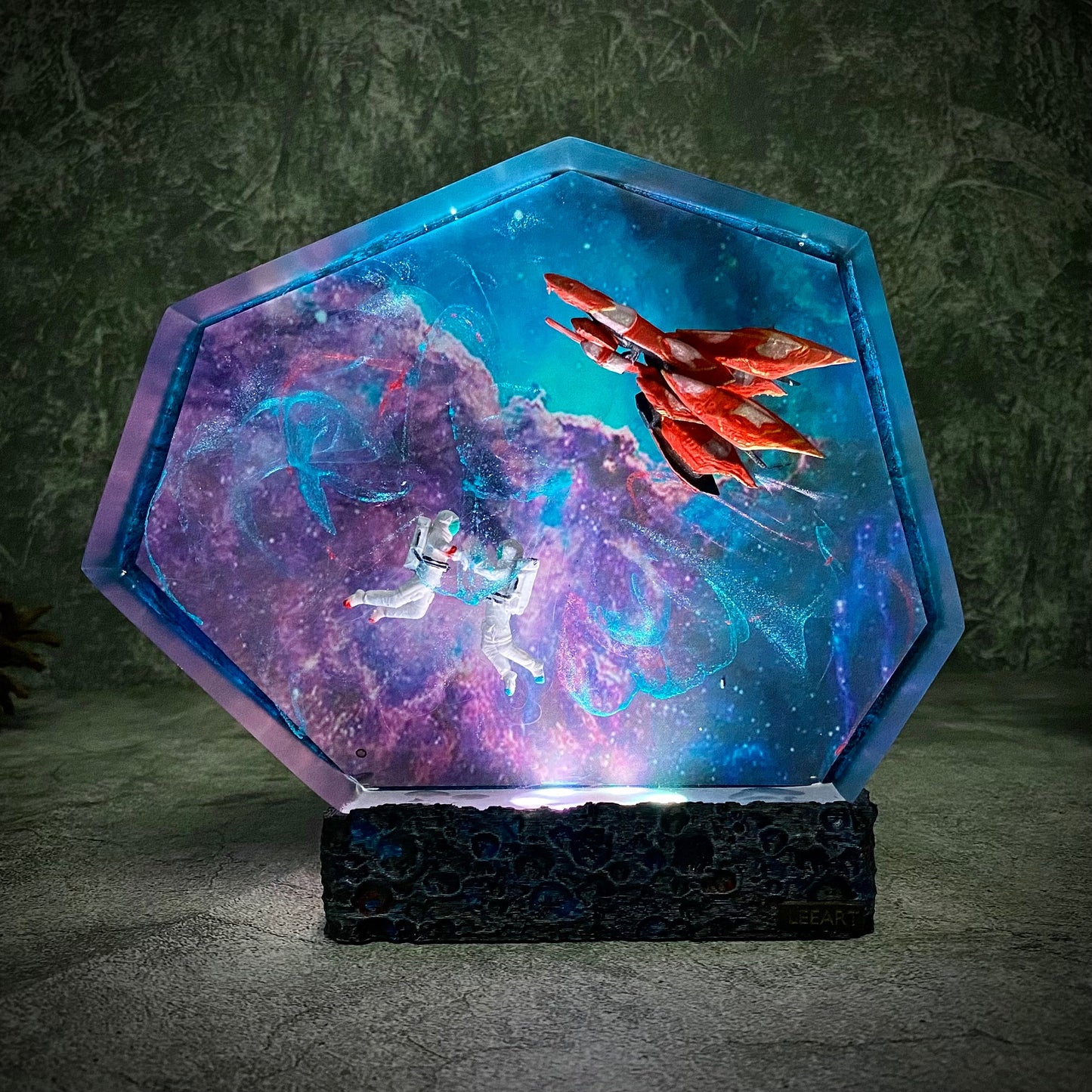 Galaxy Fantasy 8 Resin Lamp