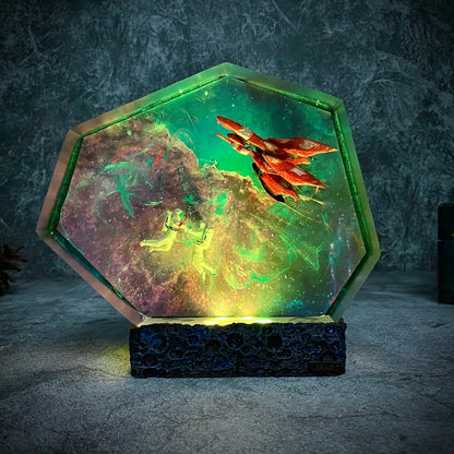 Galaxy Fantasy 8 Resin Lamp