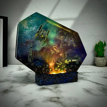 Galaxy Starwar 1 Resin Lamp