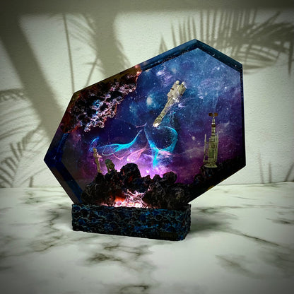 Galaxy Starwar 2 Resin Lamp