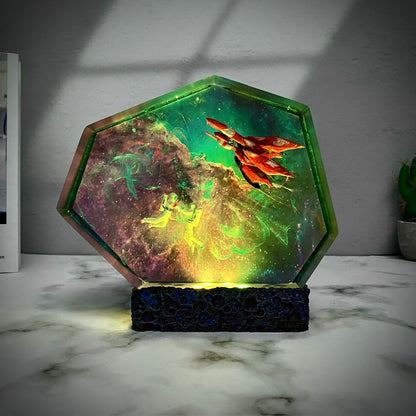 Galaxy Fantasy 8 Resin Lamp