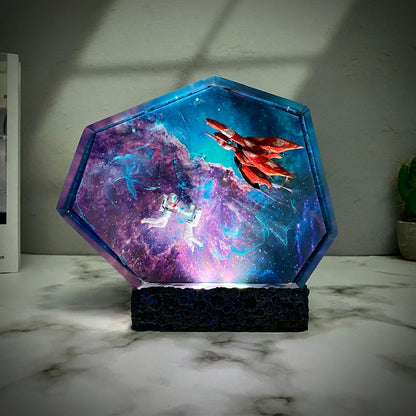 Galaxy Fantasy 8 Resin Lamp