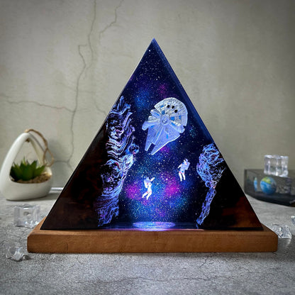 Galaxy night light Resin Lamp