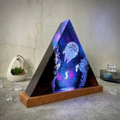 Galaxy night light Resin Lamp