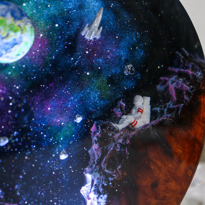 Galaxy resin lamp