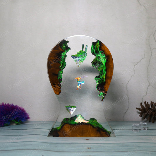 Paragliding resin lamp 2