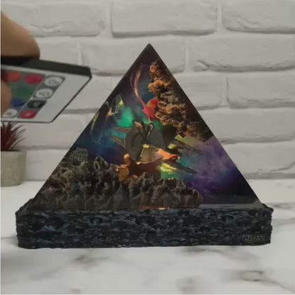 Galaxy Startreck Resin Lamp